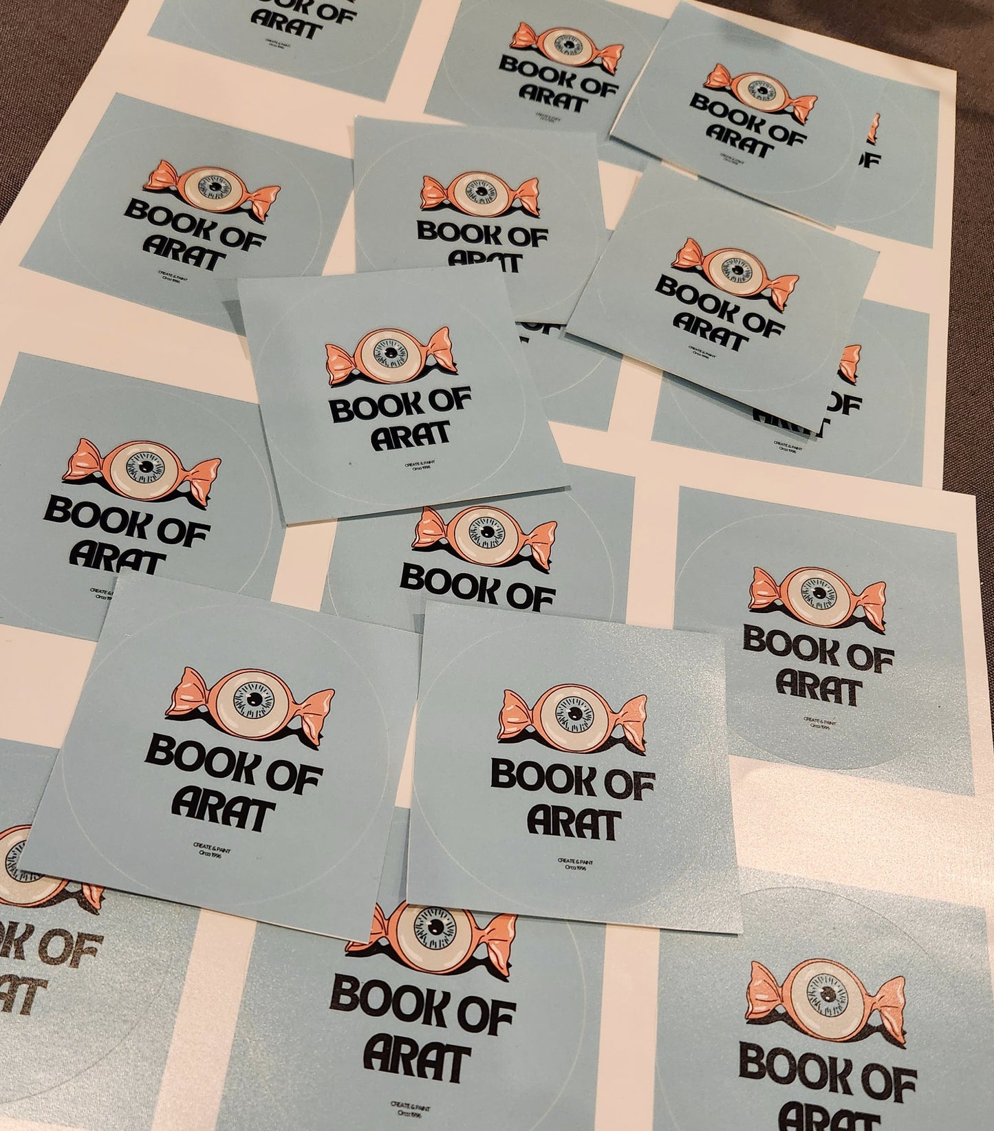 Bookofarat Stickers