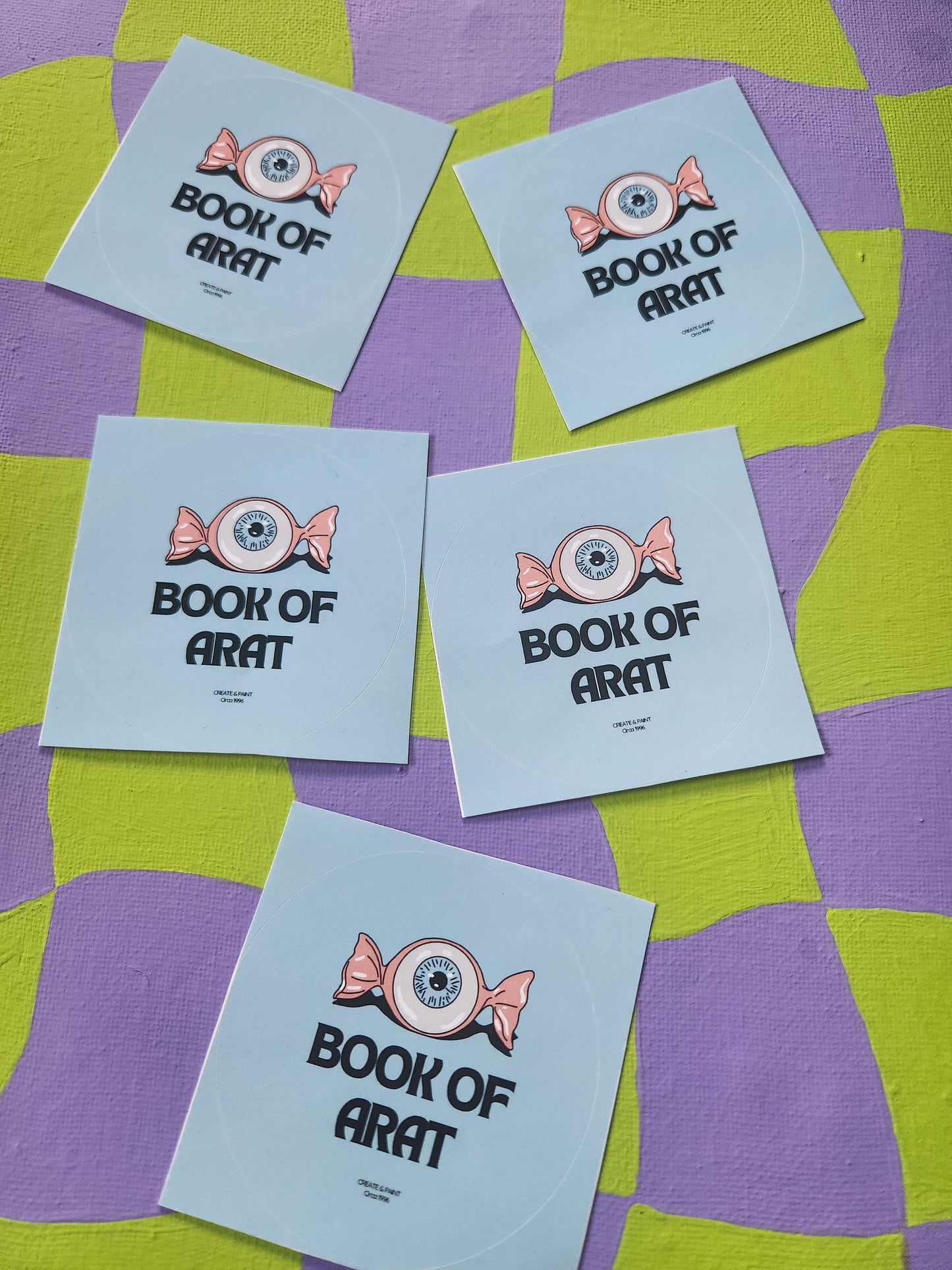 Bookofarat Stickers