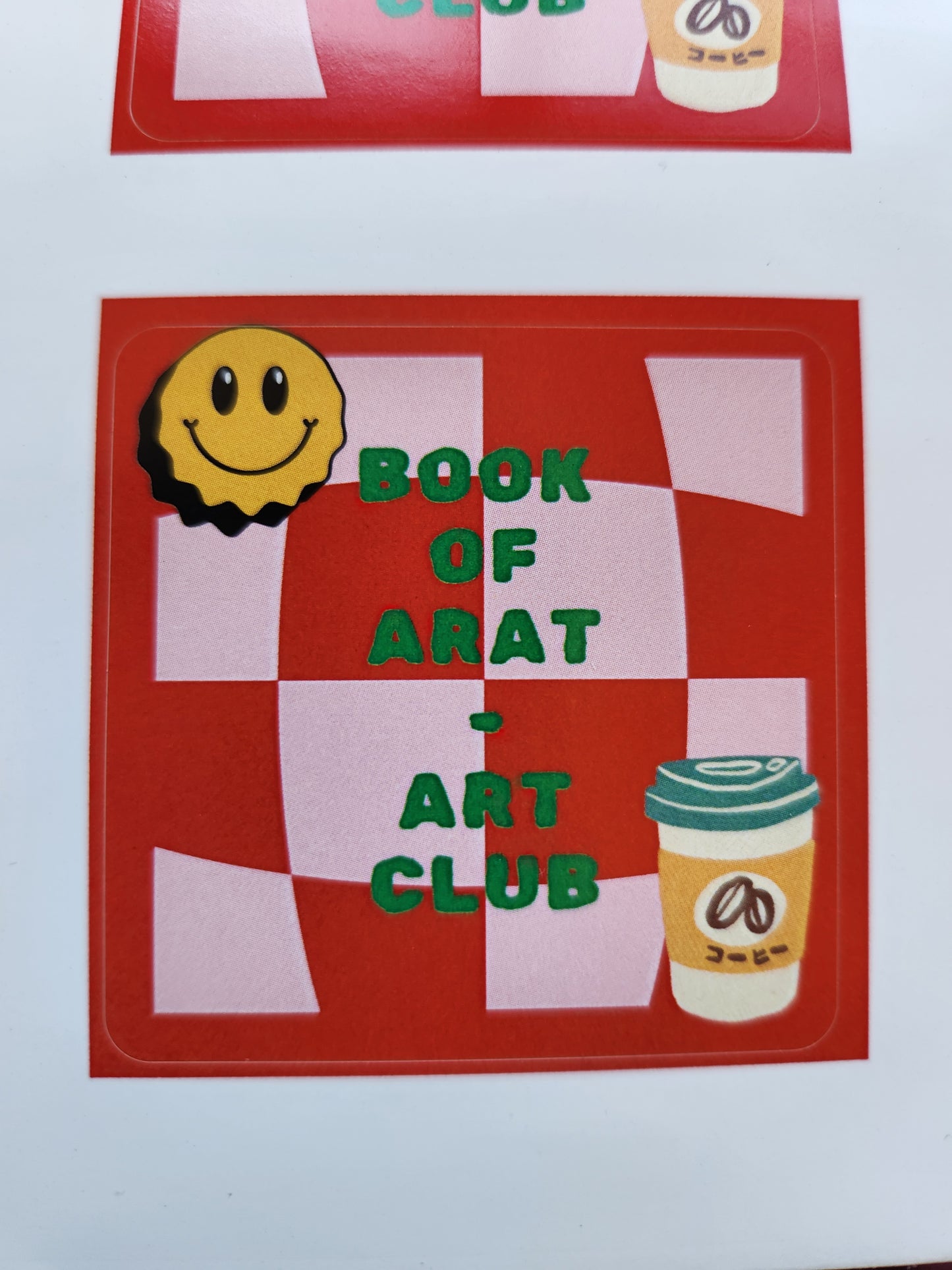 Bookofarat Art Club Stickers
